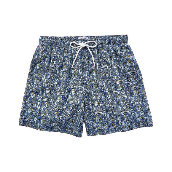 Eton MensPineapple Swim Short Blue
